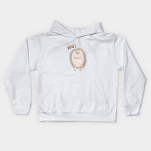 Grumpy Hedgehog Kids Hoodie